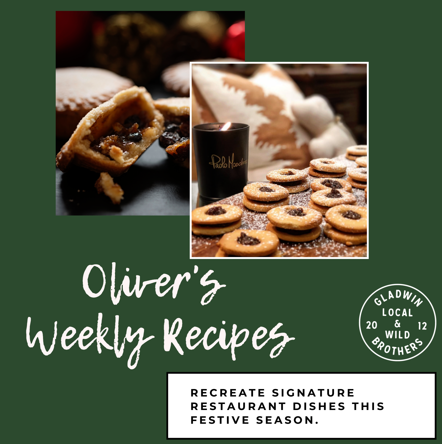 Mince Pie Jammy Dodger Recipe Journal